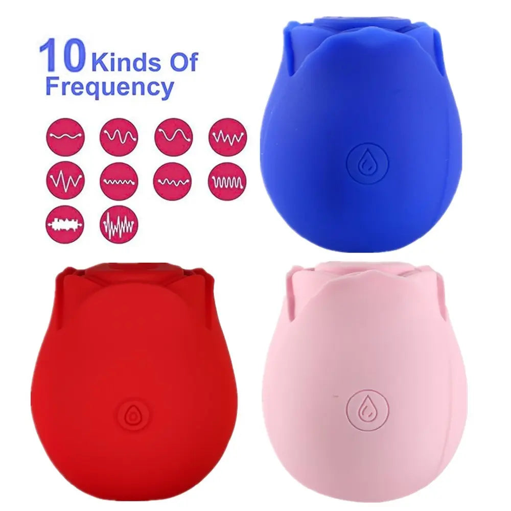 Rose Sucking Vibration Clit Massager RightOn68