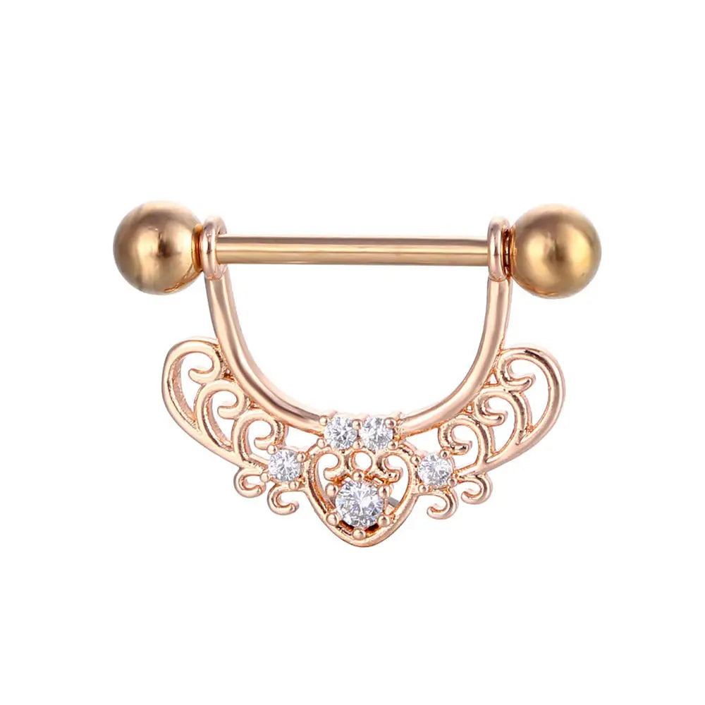 Nipple Zircon Ring RightOn68