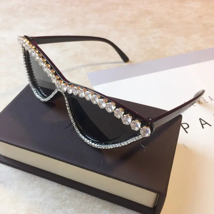 Luxury Diamond Cat Shades Sunglasses Women DC-Beyond Borders Collective