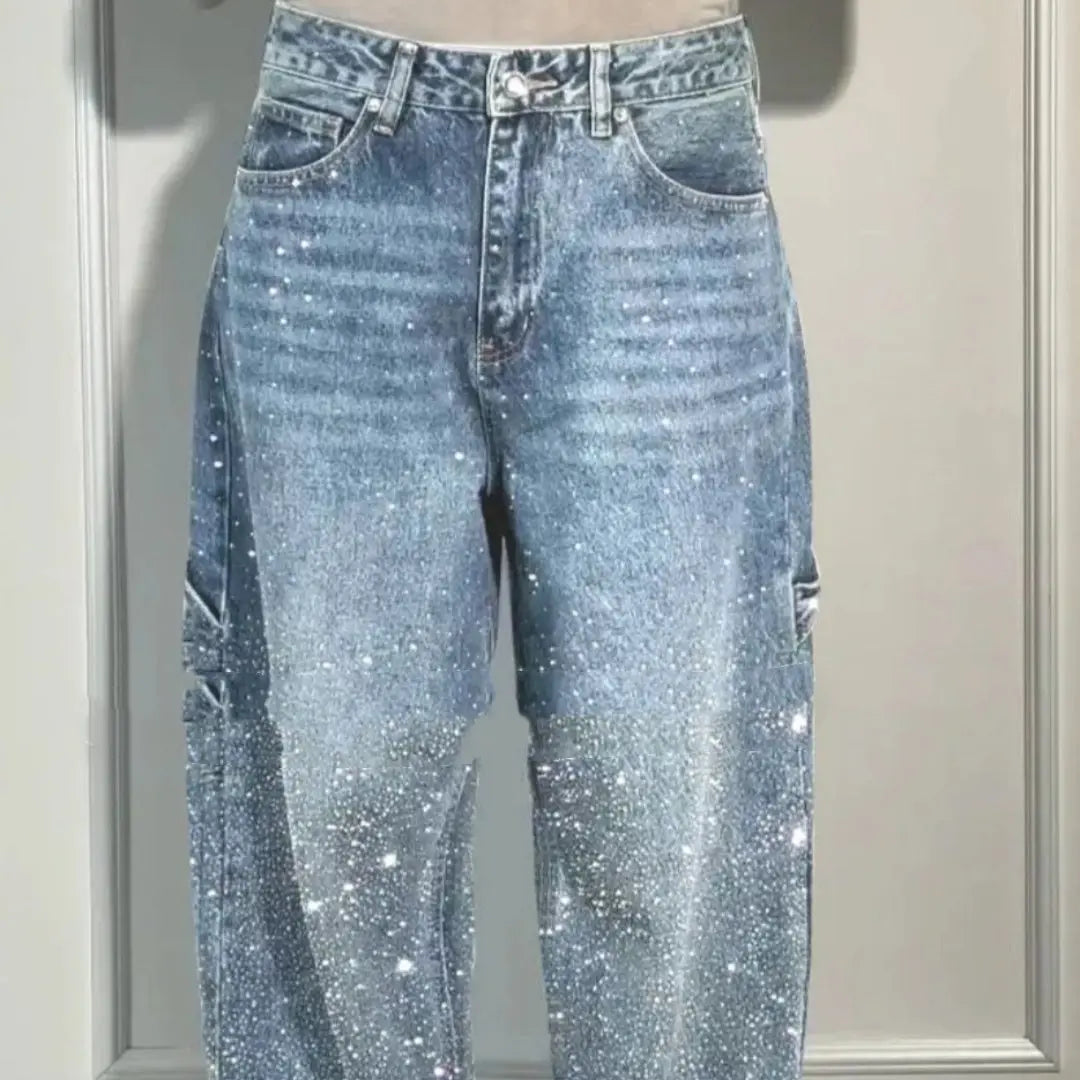 Shiny Wide-leg Pants RightOn68