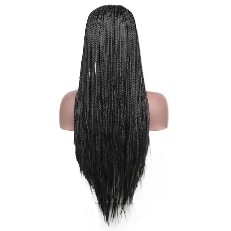 Braided Wigs Lace Front Wig, Black RightOn68