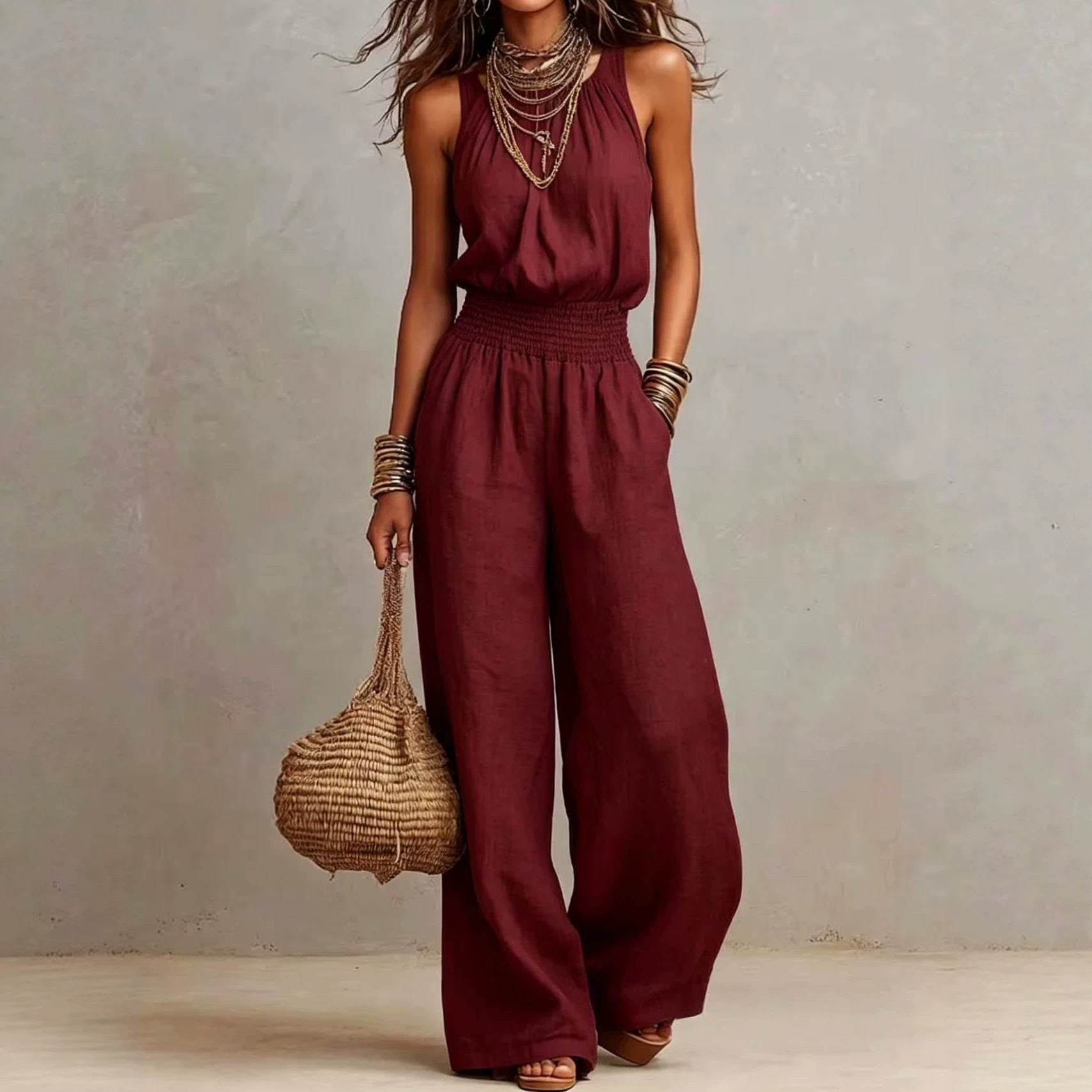 European And American Women's Backless Jumpsuit DC-Beyond Borders Collective