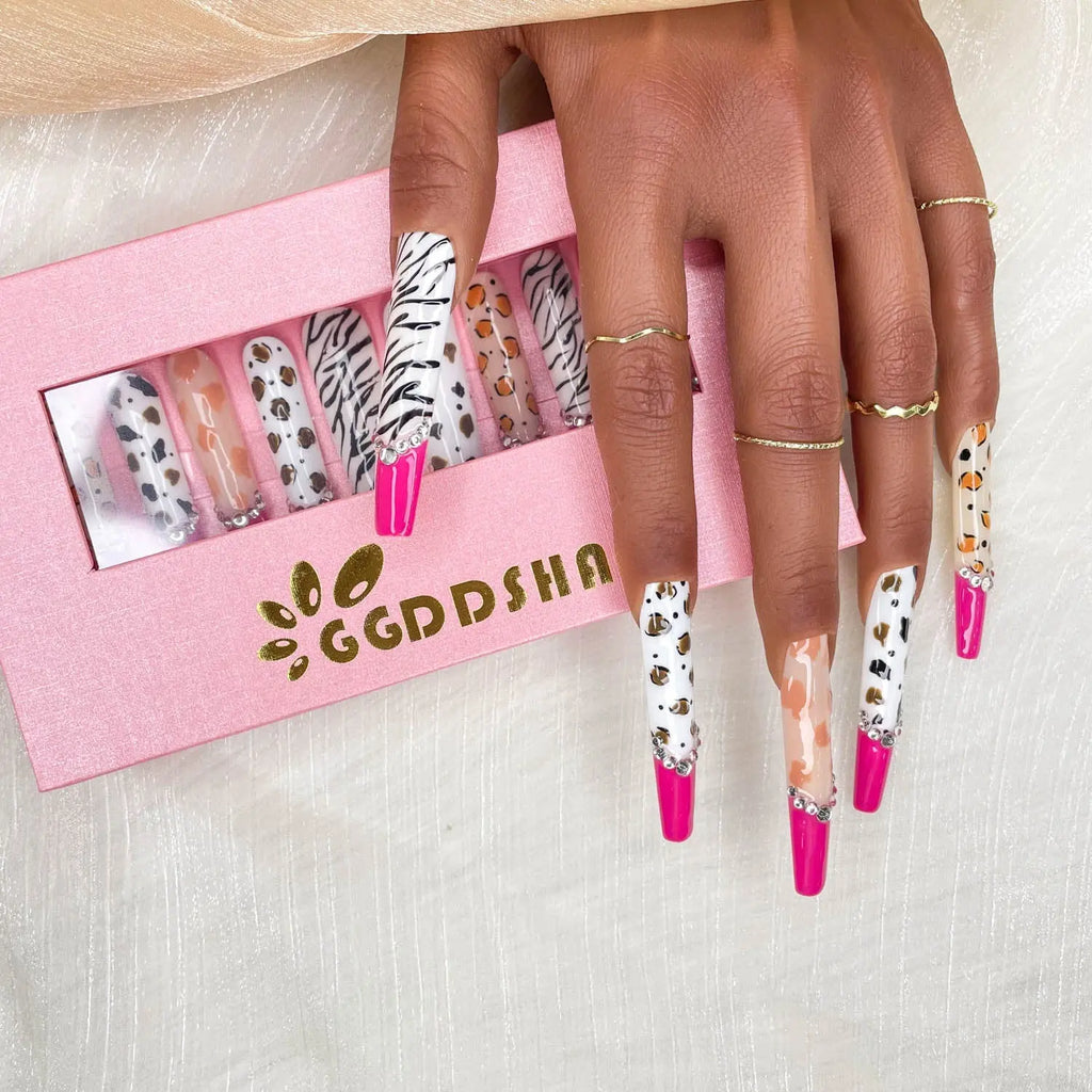 10pcs Handmade Press On Nails RightOn68