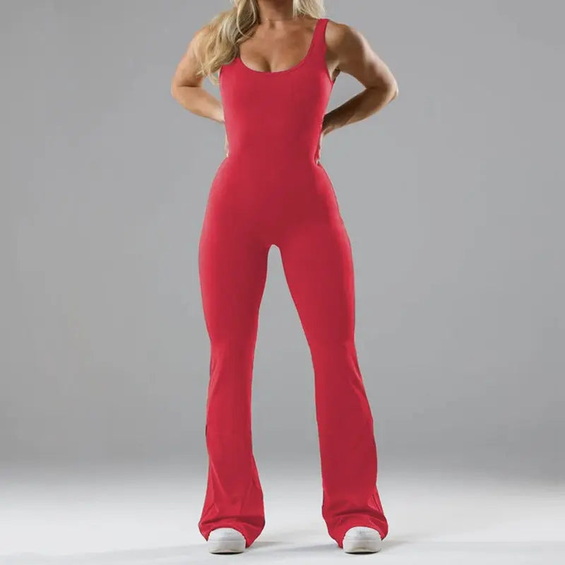 Tight Yoga Bodysuit Casual Hollow Seamless Clothing RightOn68
