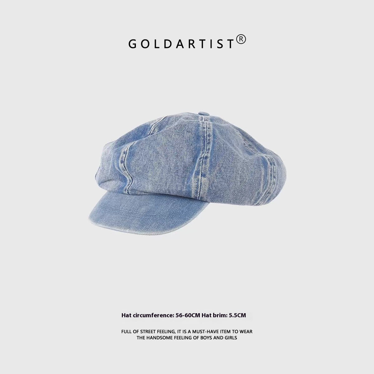 Blue Advance Hats Spring And Autumn Painter Cap Women's Casual Fashion DC-Beyond Borders Collective
