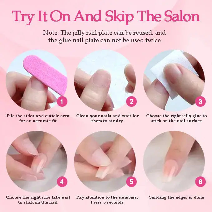 10pcs Handmade Press On Nails RightOn68