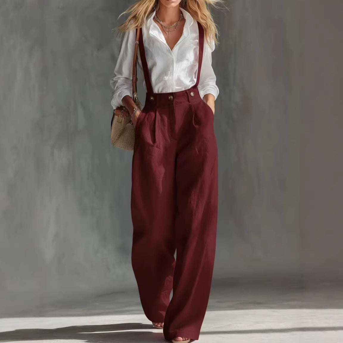 Casual and Versatile Wide-Leg Women's Jumpsuit DC-Beyond Borders Collective