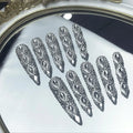 Queen Of Haute Diamond Long Press On Nails RightOn68