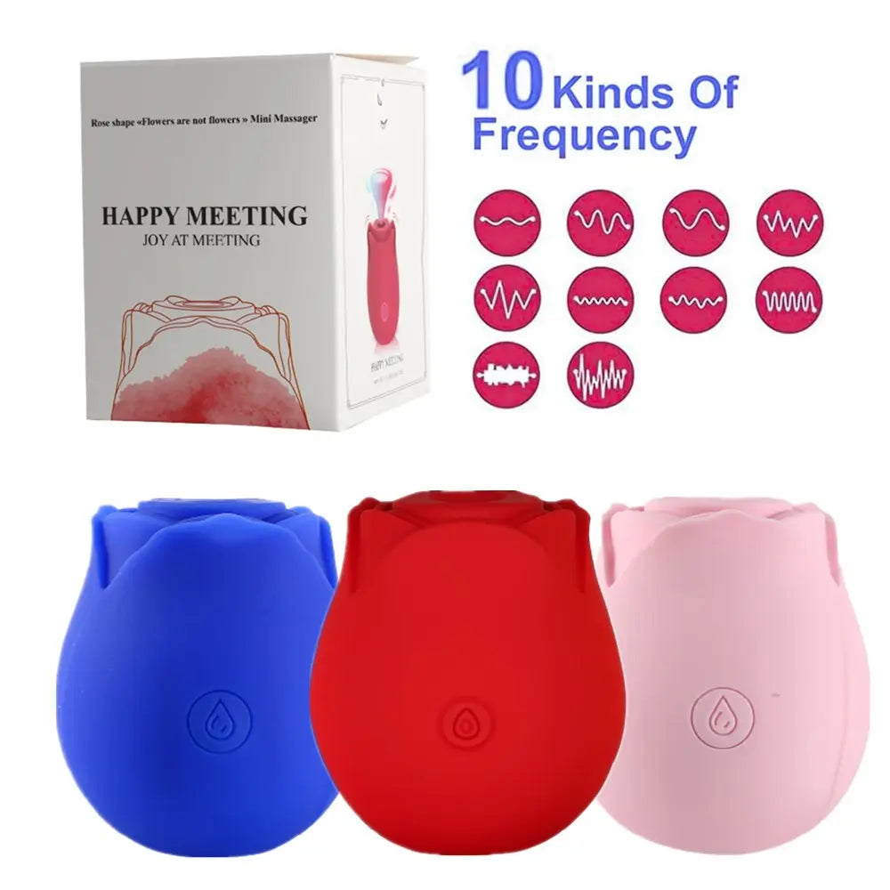 Rose Sucking Vibration Clit Massager RightOn68