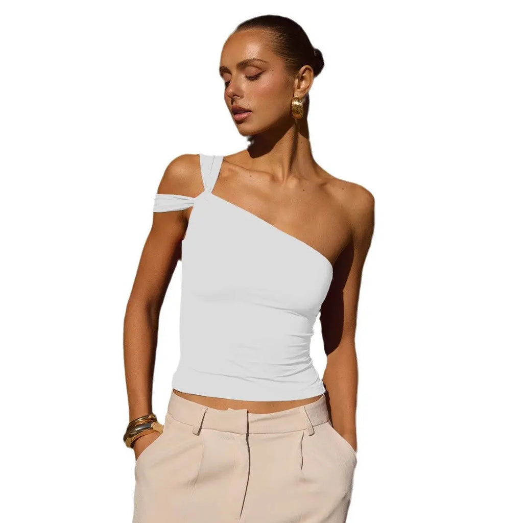 Fashion Women's Wear Irregular Design Tube Top DC-Beyond Borders Collective