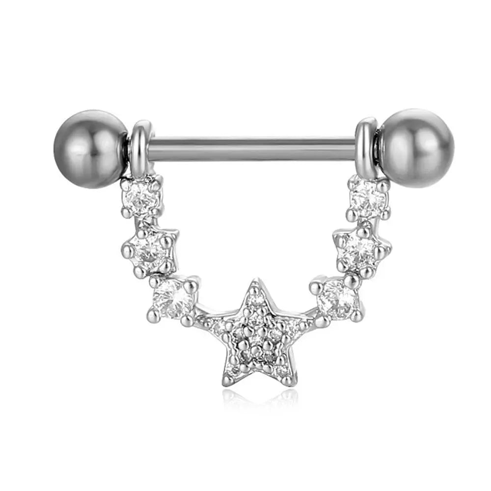 Nipple Zircon Ring RightOn68