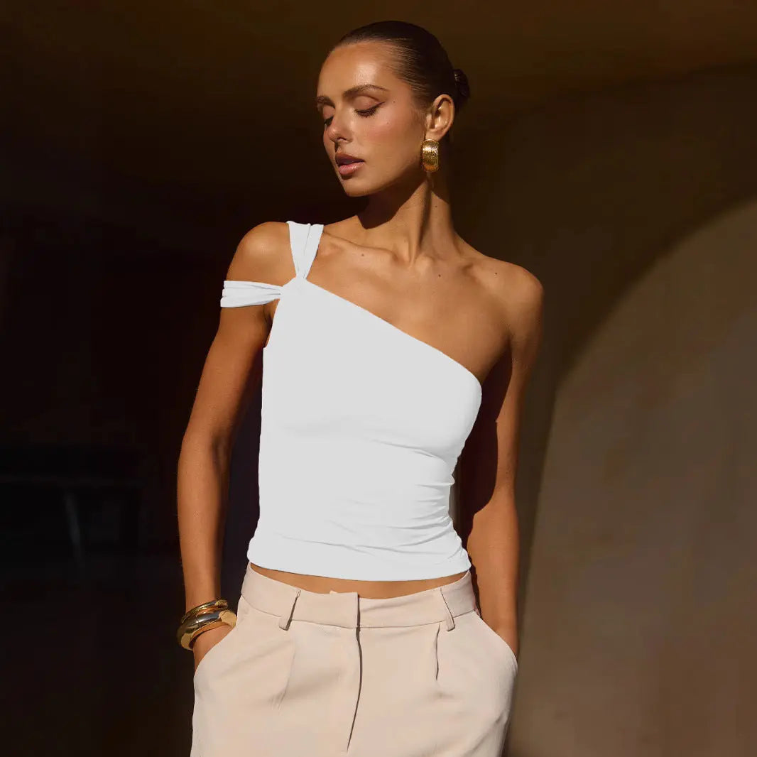 Fashion Women's Wear Irregular Design Tube Top DC-Beyond Borders Collective