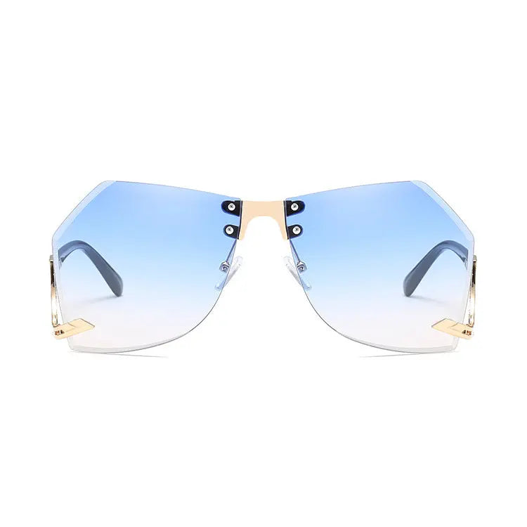 Rimless Sunglasses Women RightOn68