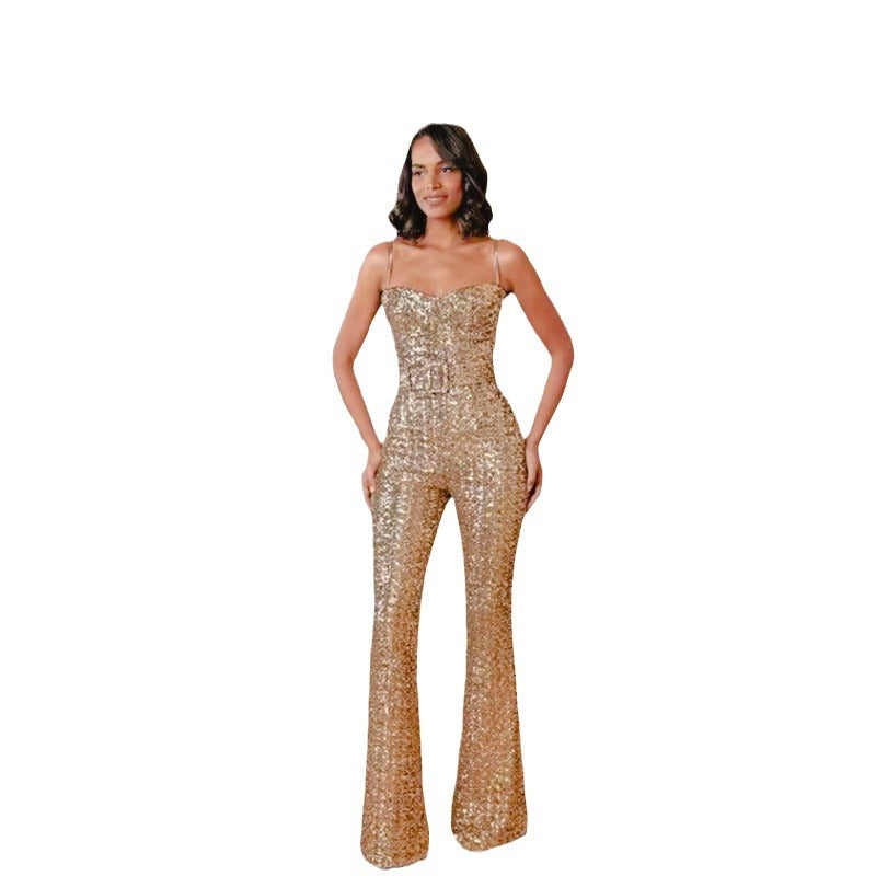 Womens Hip-hugging Long Casual Jumpsuit DC-Beyond Borders Collective