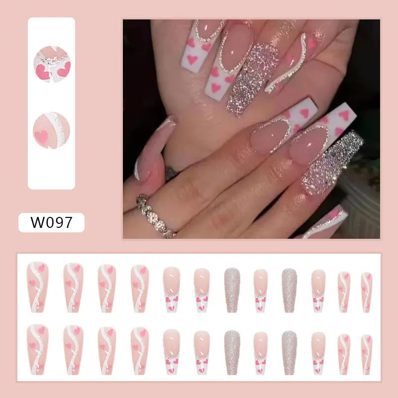 Wearable Love Design Press-on Nails RightOn68