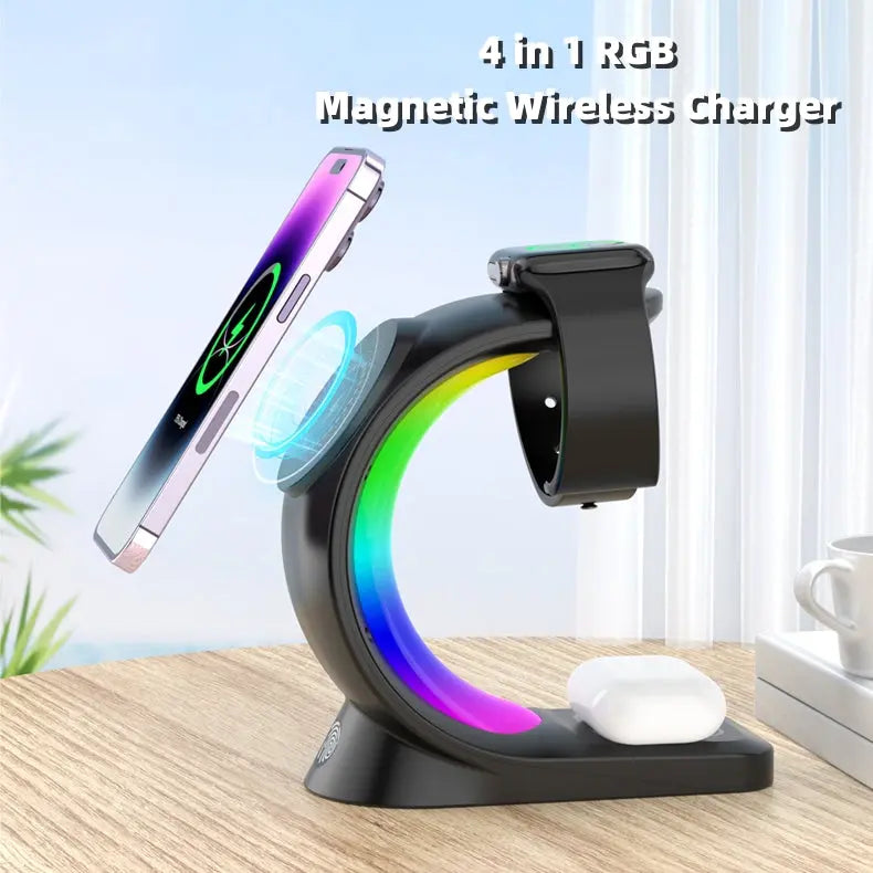 4 In 1 Light Charging Magnetic Wireless Charging Station RightOn68