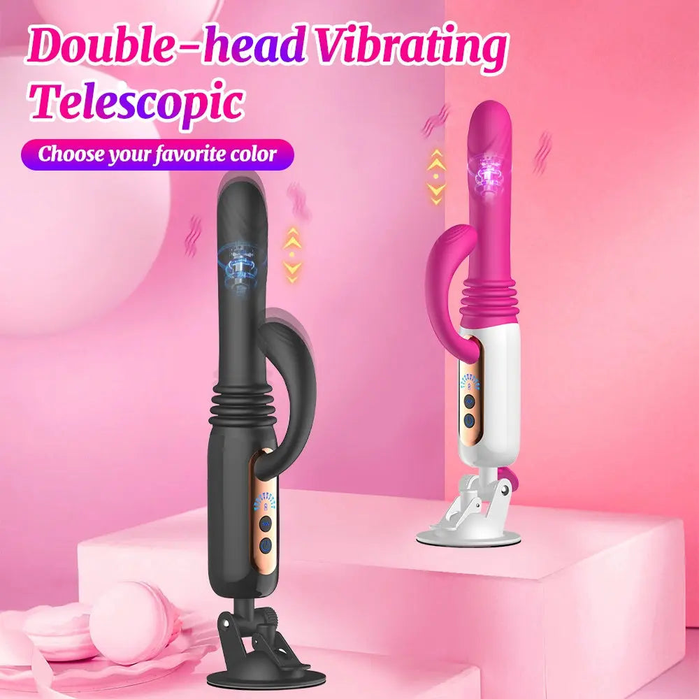 Realistic Pleaser With 10 Vibrating & 7 Thrusting RightOn68