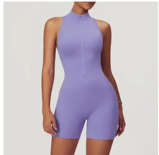 Backless Shorts Yoga Jumpsuit RightOn68