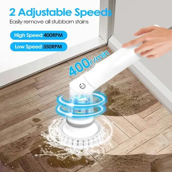 Electric Cordless Spin Scrubber Cleaning Brush RightOn68