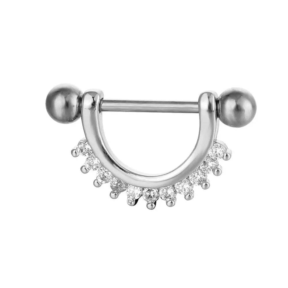 Nipple Zircon Ring RightOn68
