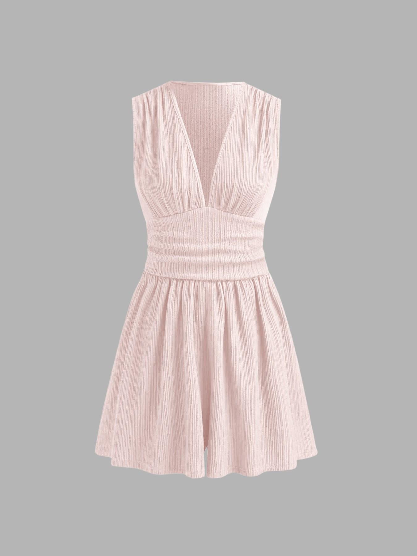 Elegant Commuter Shorts Sleeveless Jumpsuit DC-Beyond Borders Collective