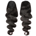 Natural Black Drawstring Ponytail RightOn68