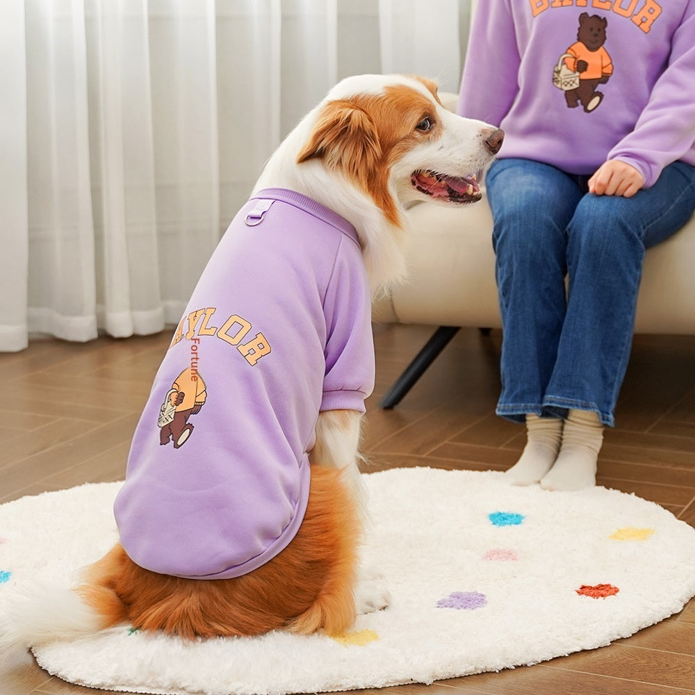 Autumn And Winter Parent-child Pet Clothing Dog Clothes And Supplies Fleece-lined DC-Beyond Borders Collective