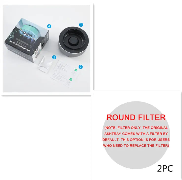 Smoke Removal Air Purification Ashtray RightOn68