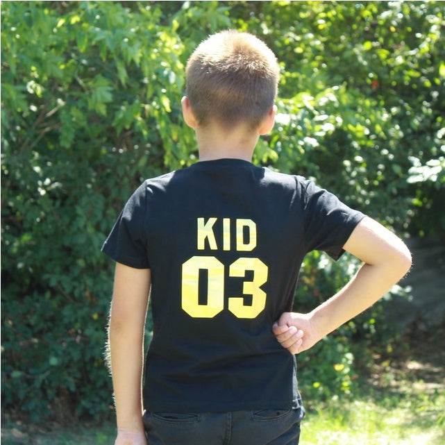Parent-child Short-sleeved T-shirt Family Top DC-Beyond Borders Collective