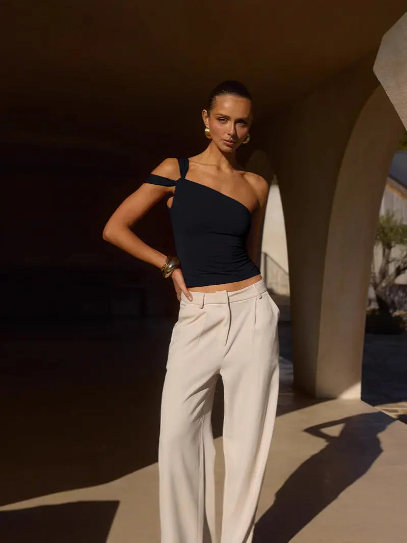 Fashion Women's Wear Irregular Design Tube Top DC-Beyond Borders Collective