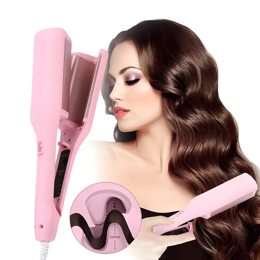 32mm Deep Wave Adjustable Iron Wand For All Hair Style RightOn68