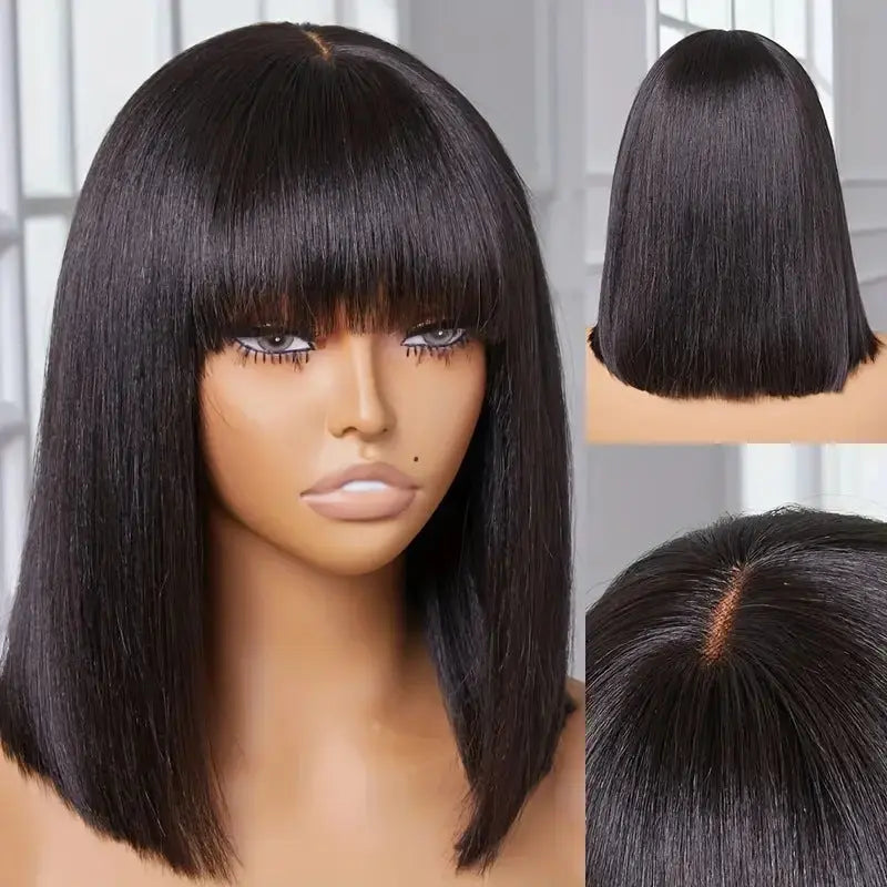 Bob's Human Hair Lace Wig RightOn68