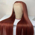 Straight Human Hair Lace Front Wig RightOn68