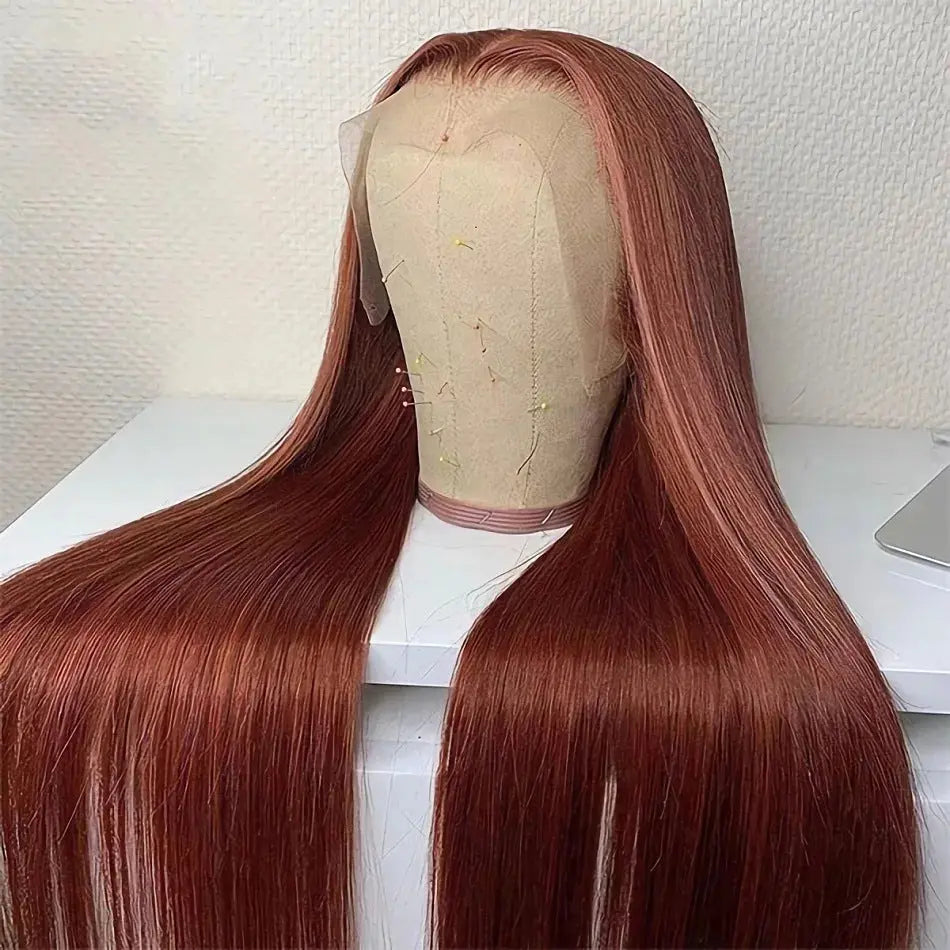 Straight Human Hair Lace Front Wig RightOn68
