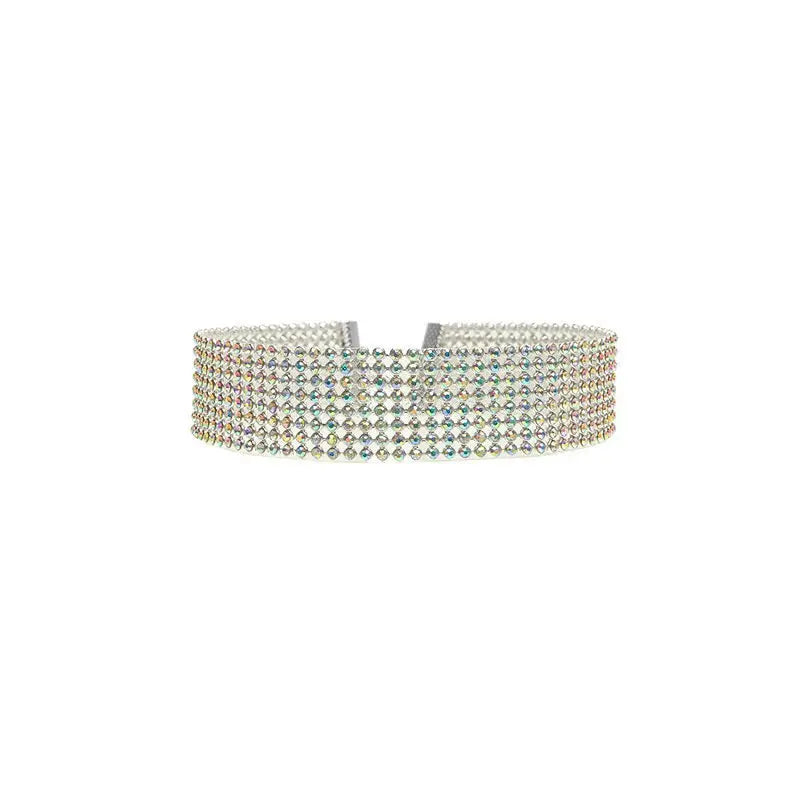 Full Crystal Rhinestone Choker Necklace RightOn68
