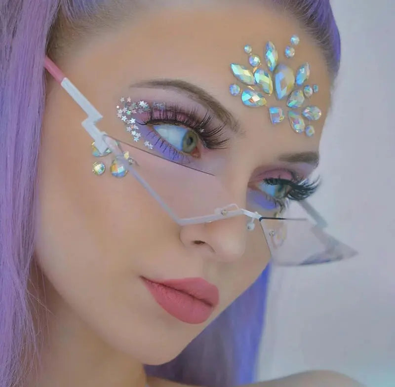 Fashion rimless sunglasses for women DC-Beyond Borders Collective