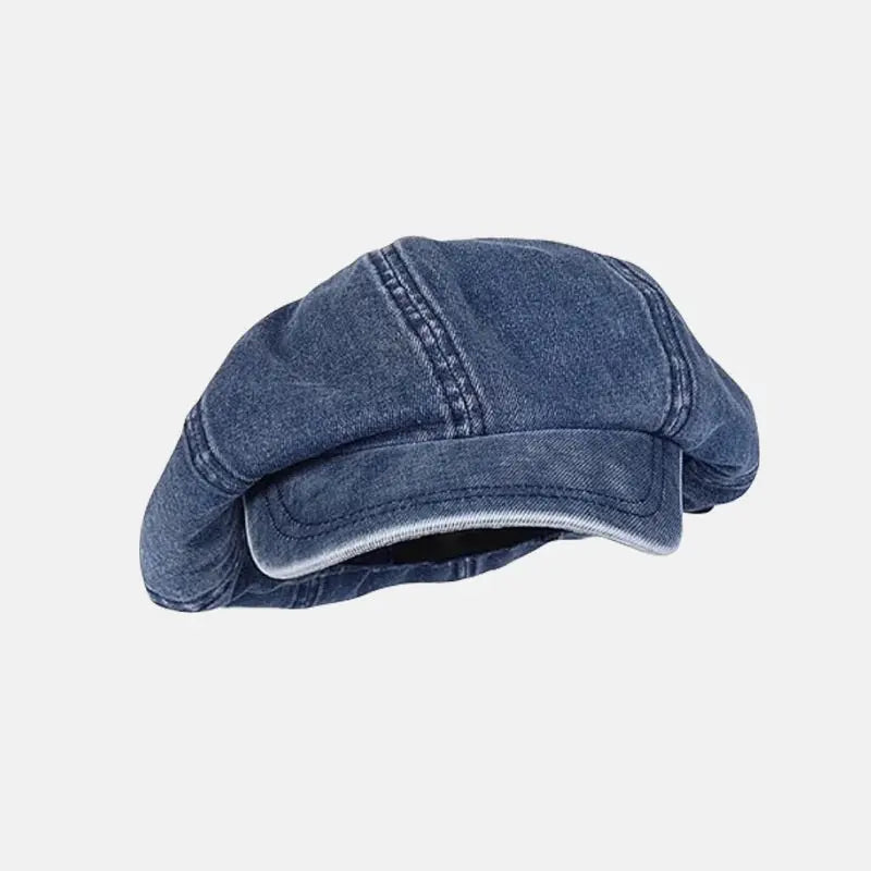 Denim Retro Octagonal Hat RightOn68
