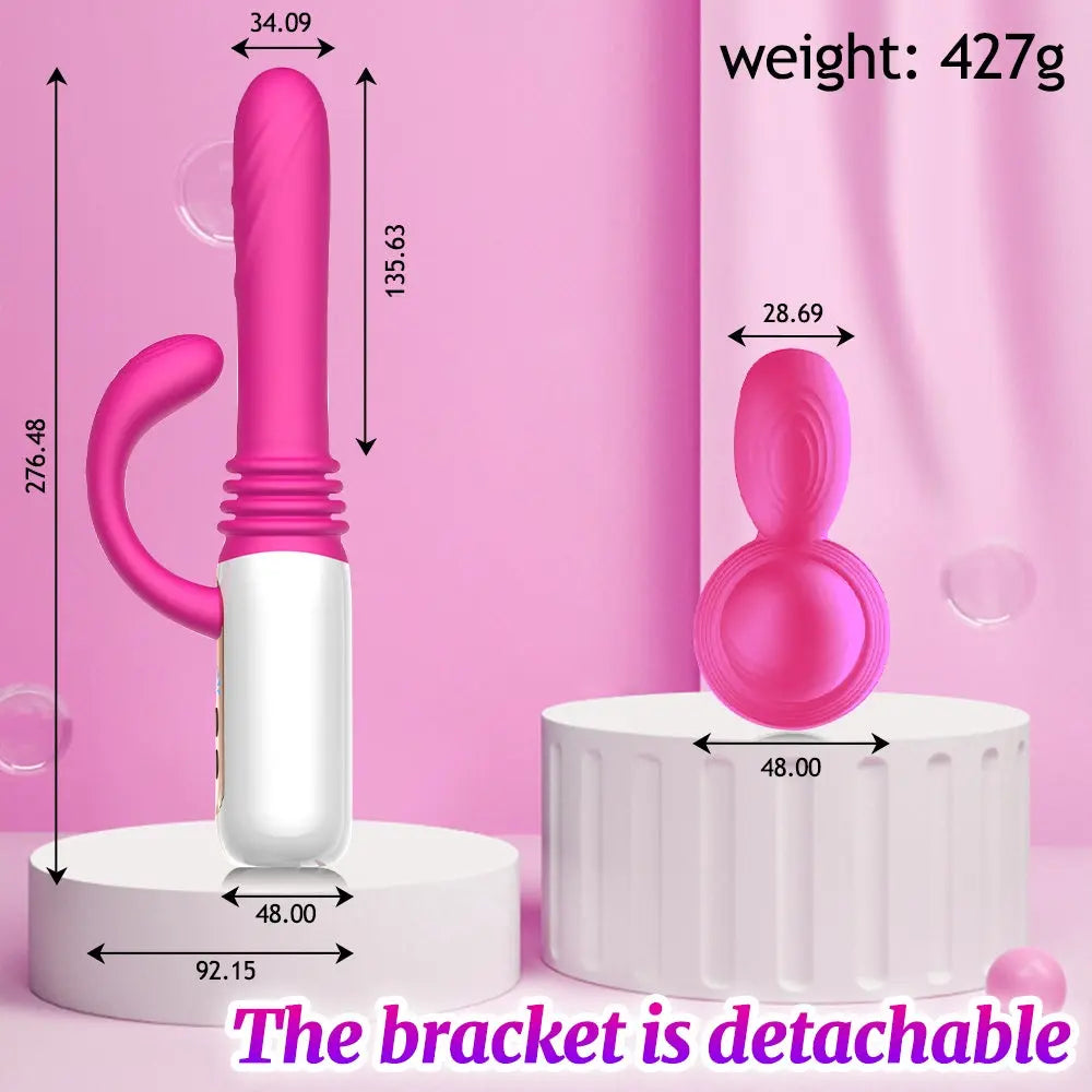 Realistic Pleaser With 10 Vibrating & 7 Thrusting RightOn68