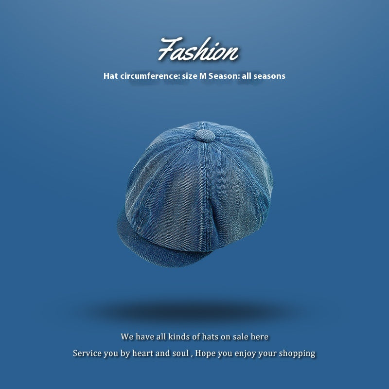 Blue Advance Hats Spring And Autumn Painter Cap Women's Casual Fashion DC-Beyond Borders Collective