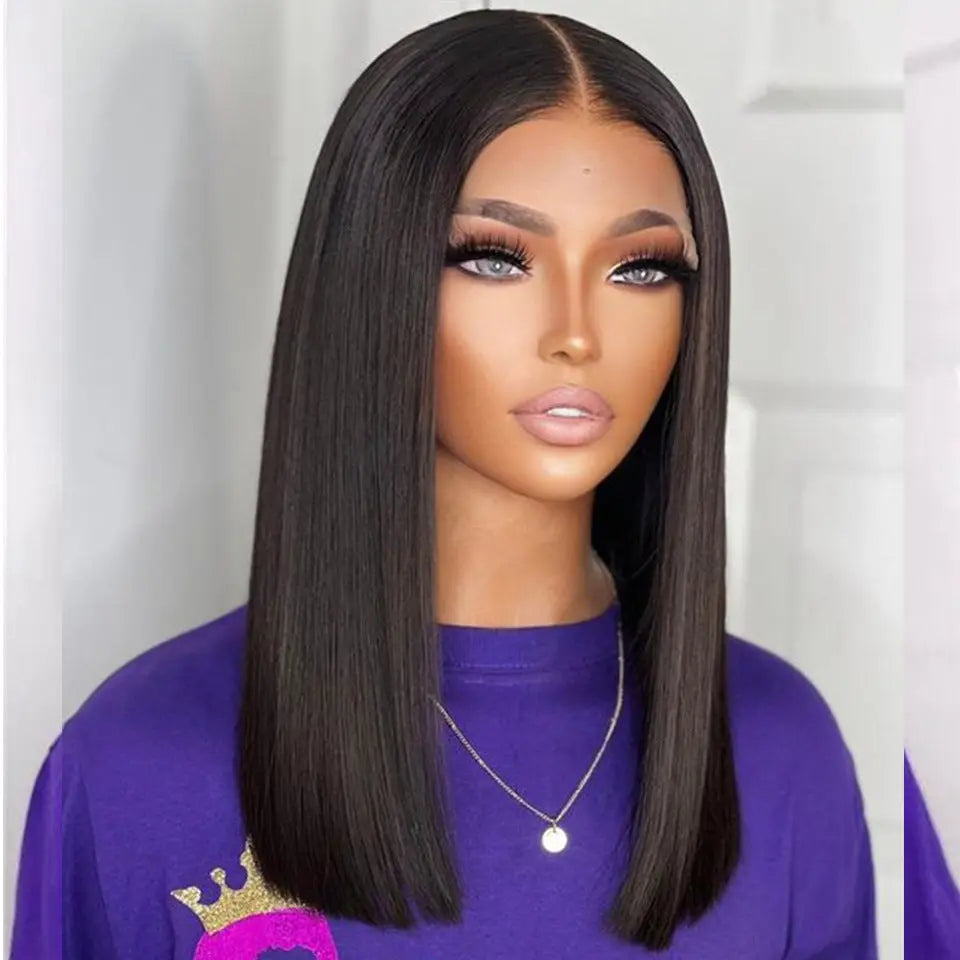 Bone Straight Human Hair Wigs Dropshipman