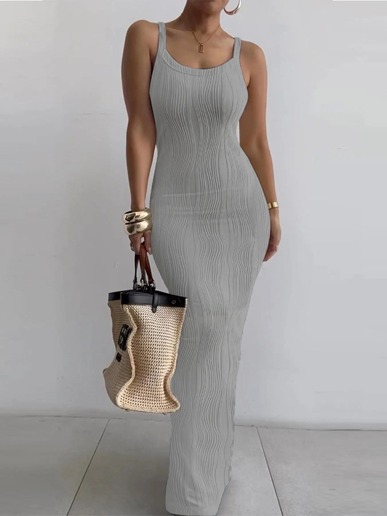 Fashion Women's Wear Tight Dress Sleeveless DC-Beyond Borders Collective
