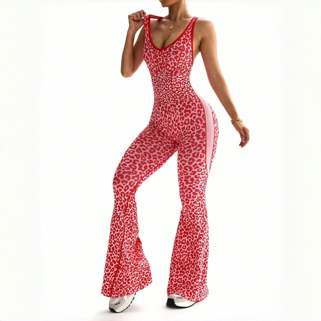 Cross-Back Beautiful Back Sexy One-Piece Yoga Pants DC-Beyond Borders Collective