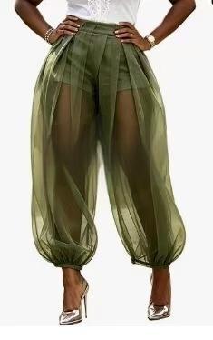 Summer New Semi Transparent Mesh Solid Color Bloomers DC-Beyond Borders Collective