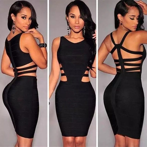 New Bandage Dresses For Women Black Sexy Sleeveless Ladies DC-Beyond Borders Collective