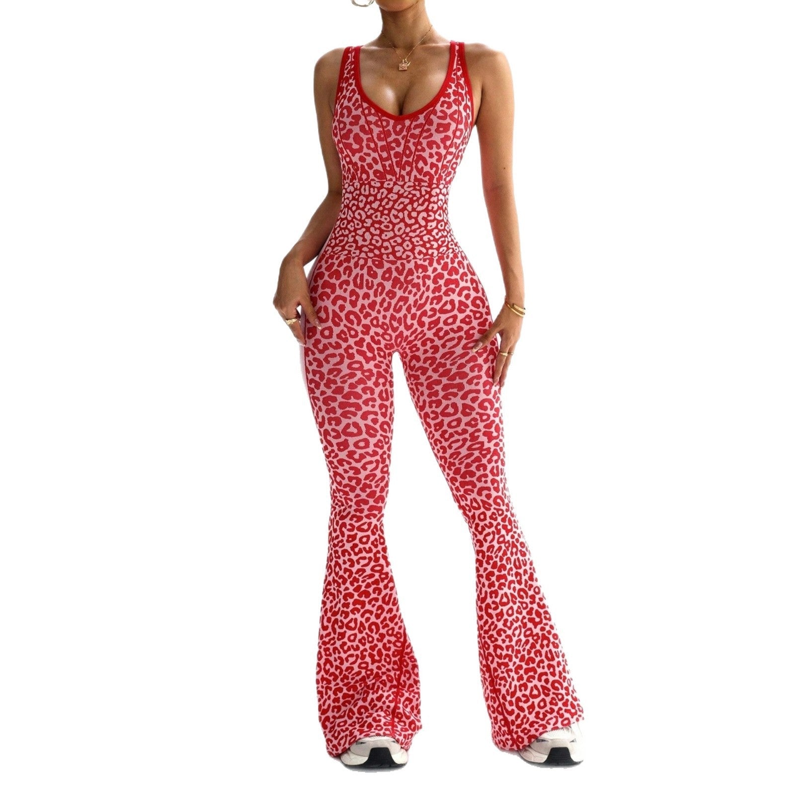 Cross-Back Beautiful Back Sexy One-Piece Yoga Pants DC-Beyond Borders Collective
