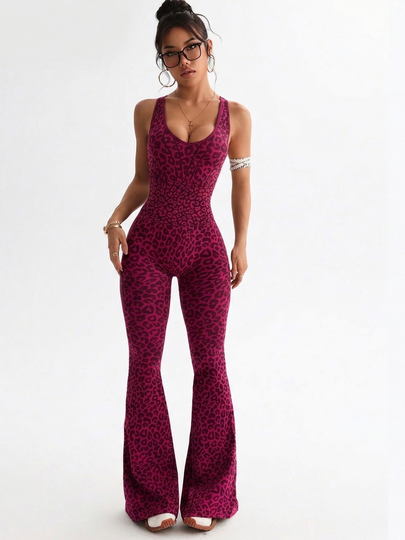 Cross-Back Beautiful Back Sexy One-Piece Yoga Pants DC-Beyond Borders Collective