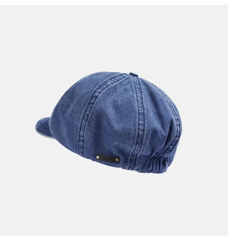 Denim Retro Octagonal Hat RightOn68