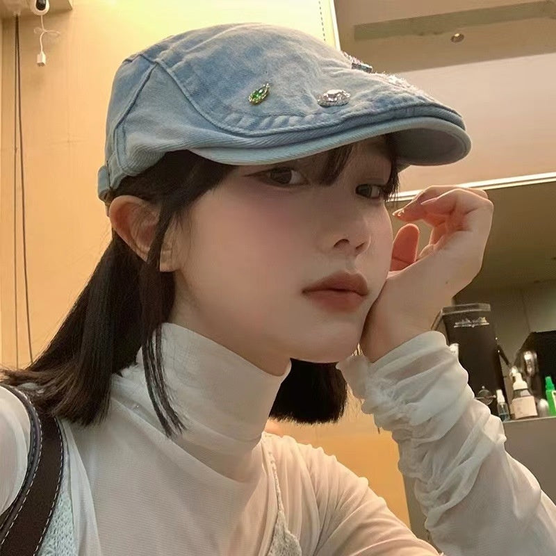 Blue Advance Hats Spring And Autumn Painter Cap Women's Casual Fashion DC-Beyond Borders Collective