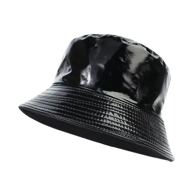 Outdoor Leisure Leather Fisherman Hat RightOn68