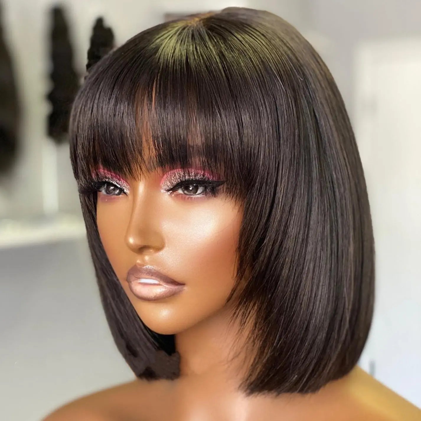 Bob's Human Hair Lace Wig RightOn68